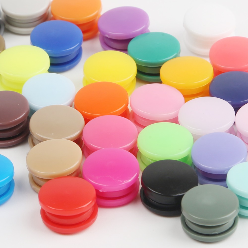Snap Fastener Set - 20 ensembles boutons-pression attaches T5 12mm