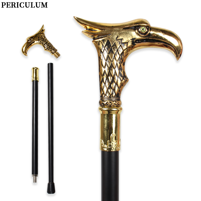 Detachable Cosplay Prop - Canne de marche vintage avec tête