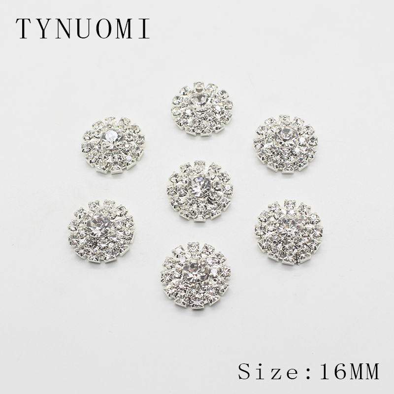 Snap Fastener Set - Boutons ronds en strass 10 pièces/ensemble