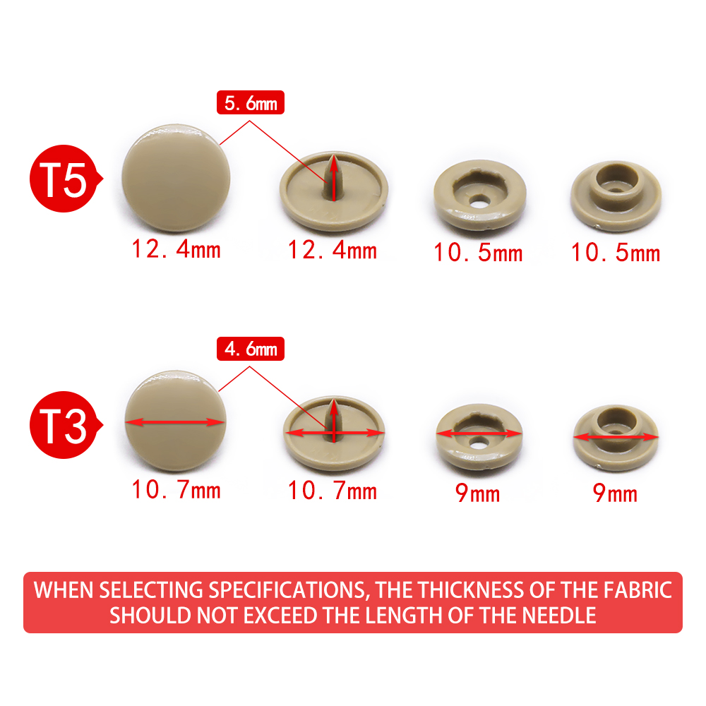 KAM T3 T5 20 ensembles boutons - Snap Fastener Set avis et prix