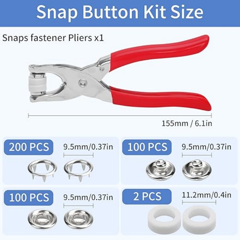 Kit de boutons-pression métall - Snap Fastener Set avis et prix